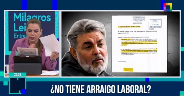 Milagros Leiva sobre Andrés Hurtado: "Ya no tiene arraigo laboral y lo más probable es que se vaya preso"