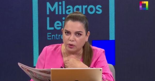 Portada: Milagros Leiva: "¿Por qué Dina Boluarte no cuenta su verdad ahora?"