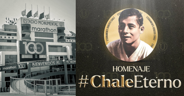 Roberto Chale es homenajeado hoy por Universitario: restos del exmundialista son velados en Estadio Monumental