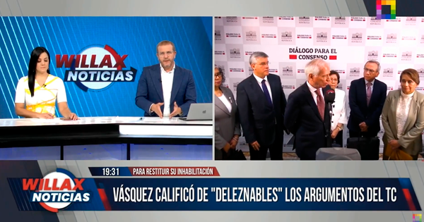 Portada: Augusto Thorndike tras destitución de Aldo Vázquez: “Le han hecho un media training en vivo”