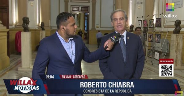 Roberto Chiabra: "Estoy buscando formar mi partido para ser presidente de la República" (VIDEO)