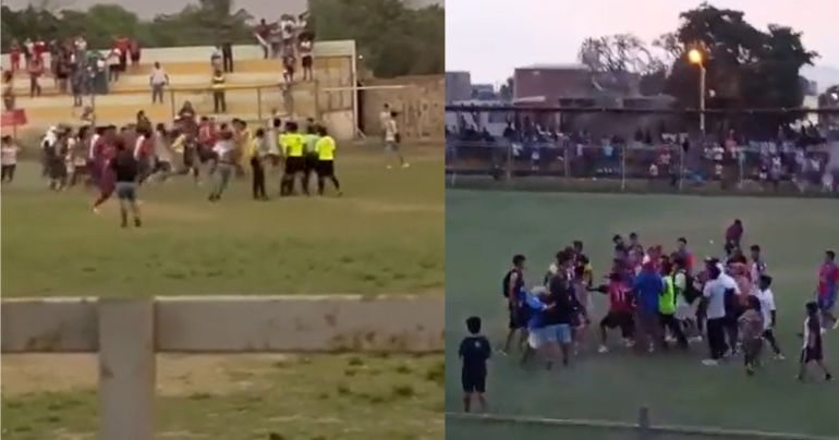 Copa Perú 2024: invasión de hinchas, pelea entre jugadores y disparos al aire interrumpieron un partido en La Libertad