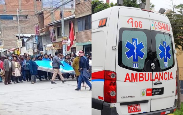 Huancavelica: niño fallece tras no poder llegar a Lima para ser operado por bloqueos de carreteras