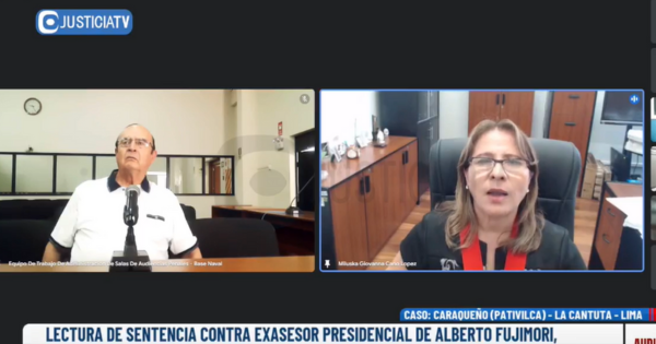 Poder Judicial condena a Vladimiro Montesinos a 19 años y 8 meses de prisión por caso 'Pativilca'