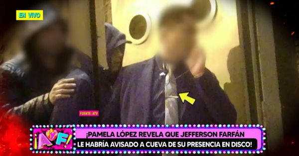 Jefferson Farfán le habría avisado a Cueva que Pamela López estaba en discoteca de Lince