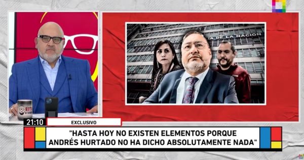 Portada: Beto Ortiz: "Toda la red de Patricia Benavides está protegiendo a 'Chibolín'"