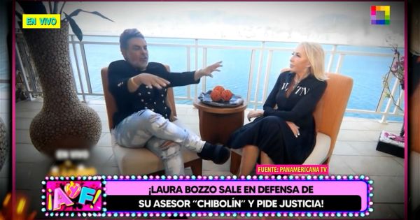 Laura Bozzo sale en defensa de 'Chibolín' y pide justicia: "Exijo PRUEBAS. Él es mi amigo"