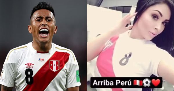 Portada: Pamela Franco se lucía con la camiseta '8' de Christian Cueva