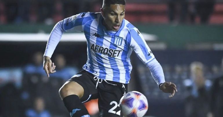 Paolo Guerrero fue titular por primera vez en Racing Club: "Me moría por hacer un gol"