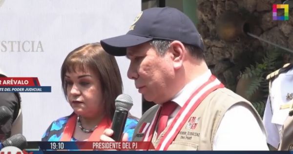 Presidente del Poder Judicial aclara que allanamiento en casa de Dina Boluarte fue constitucional