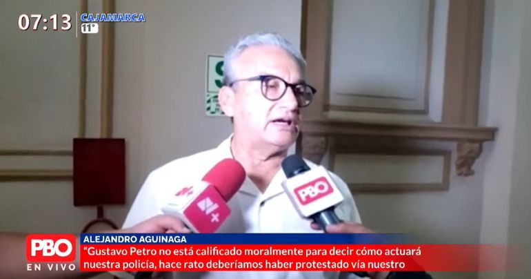 Portada: Alejandro Aguinaga: Gustavo Petro no está capacitado moralmente para dar lecciones de lucha contra el terrorismo