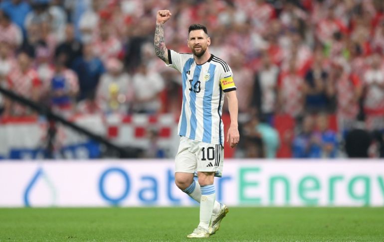 Lionel Messi tras clasificar a la final de Qatar 2022: "Lo disfruto muchísimo, más siendo mi último Mundial"