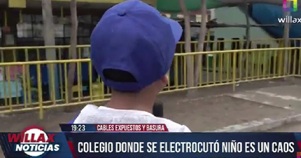 Niño de 9 años se electrocutó en colegio de Villa María de Triunfo