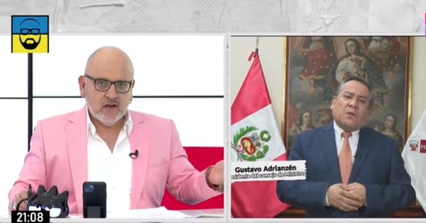 Portada: Beto Ortiz: "Gustavo Adrianzén pertenece al Gobierno del partido Perú Libre"