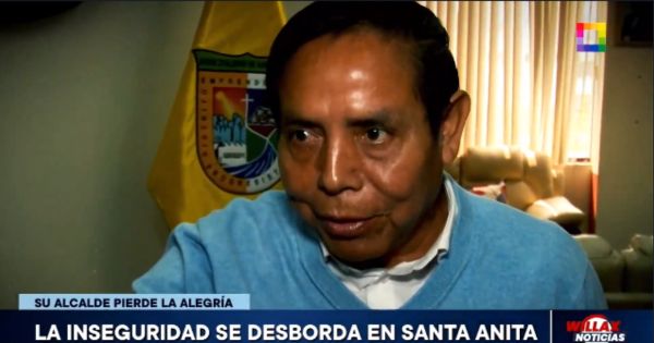 Alcalde de Santa Anita pierde los papeles ante reportera de Willax: "No me jod*** con tu entrevista"