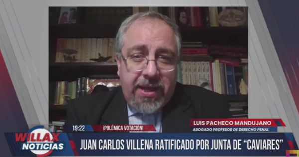 Pacheco Mandujano: "Pablo Sánchez es una decepción como maestro, fiscal y como hombre"