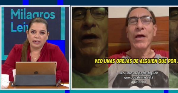 Milagros Leiva sobre Martín Vizcarra: "Este sujeto es un paciente psiquiátrico"