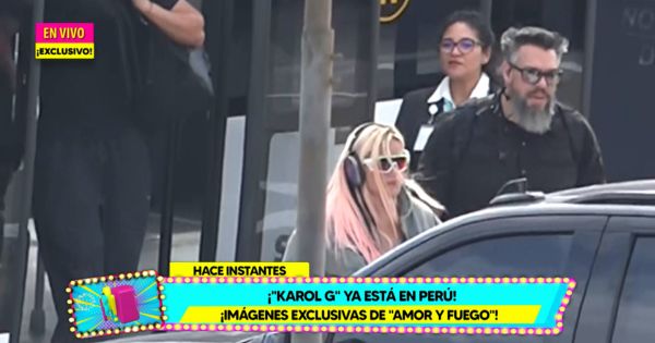 Portada: Karol G llegó a Lima: cantante fue captada en el aeropuerto Jorge Chávez