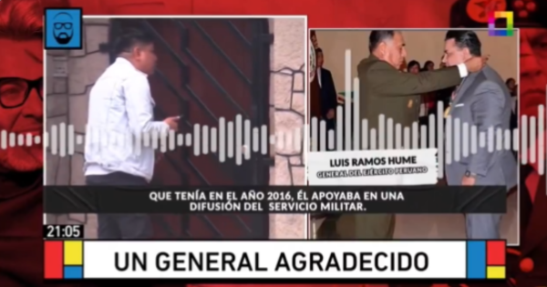 Portada: General del Ejército defiende reconocimiento a Andrés Hurtado: "Se condecoró a un montón de gente, no solamente a él"