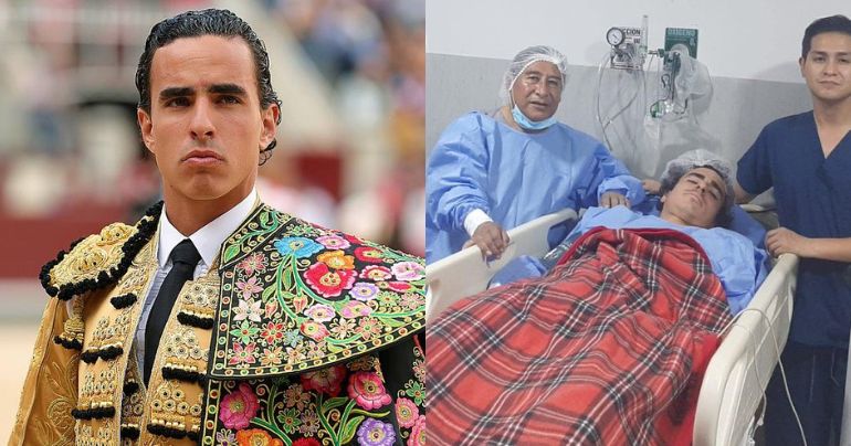 Portada: Torero Joaquín Galdós y su padre resultaron heridos tras ser atacados por un toro