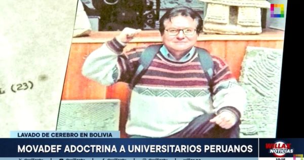 Lavado de cerebro en Bolivia: Movadef adoctrina a universitarios peruanos