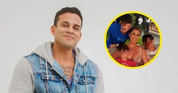 Christian Domínguez asistió a actividad por el Día del Padre de los hijos de Leonard León: "Los amo"