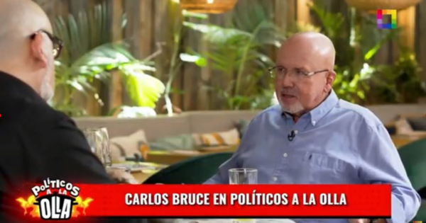 Portada: Carlos Bruce sobre liberación de Alberto Fujimori: "No lo hicimos para que se meta a la política y vuelva a postular"