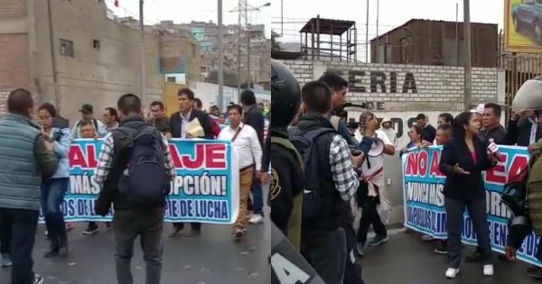 Puente Piedra: vecinos realizan plantón en contra del peaje de Rutas de Lima