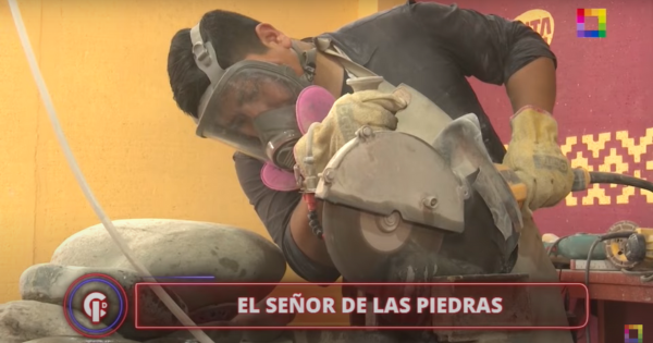 Abel Sandoval: esta la historia del peruano que, con creatividad, da vida cientos de piedras | REPORTAJE DE 'CRÓNICAS DE IMPACTO'