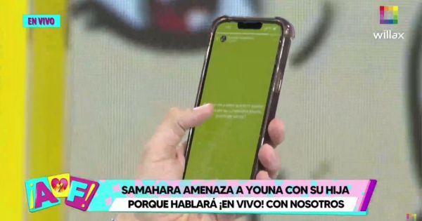 Samahara Lobatón amenaza a Youna con su hija: "¿Quieres guerra? Ahí vamos"