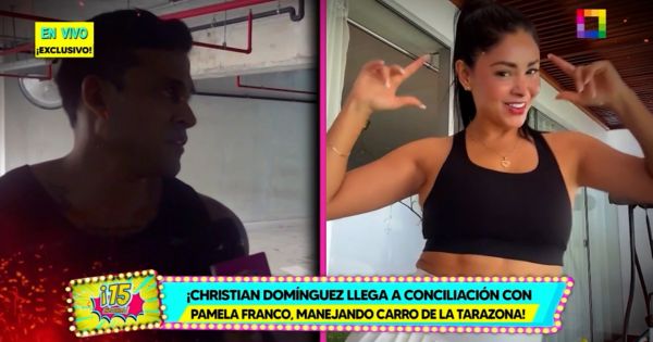 Christian Domínguez tras conciliar con Pamela Franco: "Siempre vamos a querer el bien de la bebé"