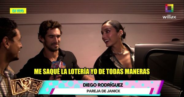 Portada: Diego Rodríguez enamorado de Janick Maceta: "Me saqué la lotería"