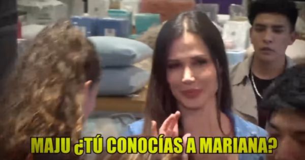 ¿Maju Mantilla niega conocer a Mariana de la Vega? (VIDEO)