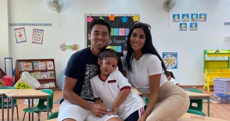 Rodrigo Cuba se luce junto a Melissa Paredes en el primer día de clases de su hija