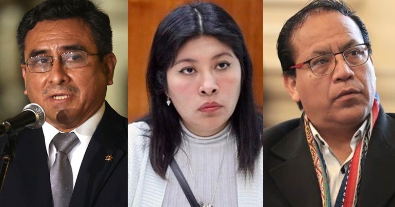 Pleno debatirá y votará el próximo miércoles la acusación contra Betssy Chávez, Willy Huerta y Roberto Sánchez por el golpe