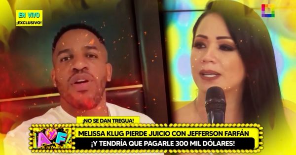 Portada: Melissa Klug perdió juicio con Jefferson Farfán: tendría que pagarle 300 mil dólares