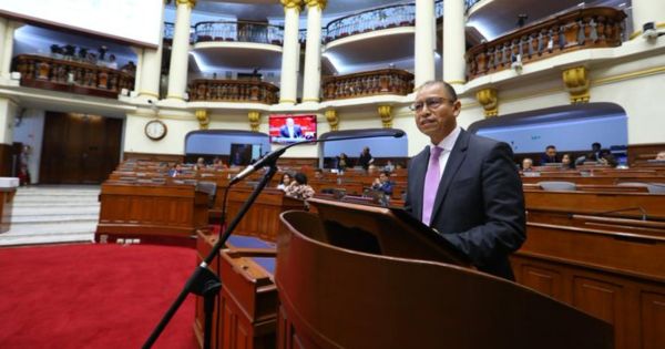 Portada: Daniel Maurate: Pleno del Congreso interpeló al ministro de Justicia por caso Cuellos Blancos