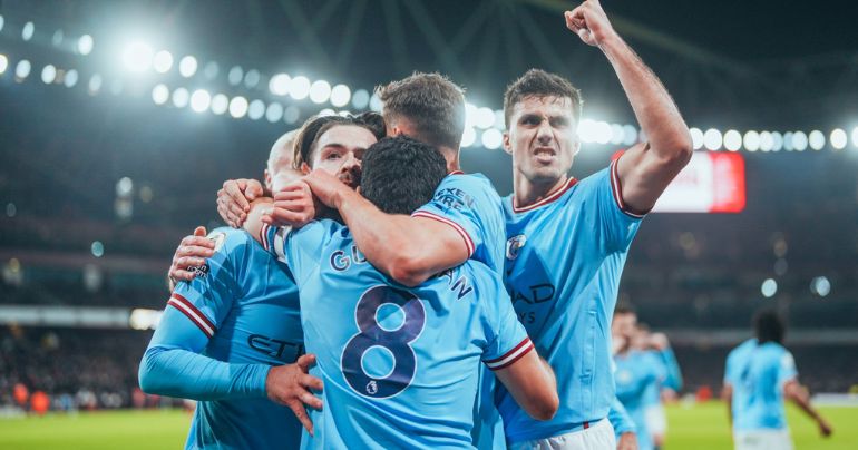 Premier League: Manchester City venció de visita 3-1 a Arsenal y tomó el liderato del torneo inglés