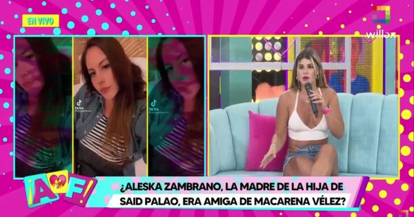 Macarena Vélez minimiza a Aleska Zambrano: "Yo he sido la primera enamorada de Said Palao"