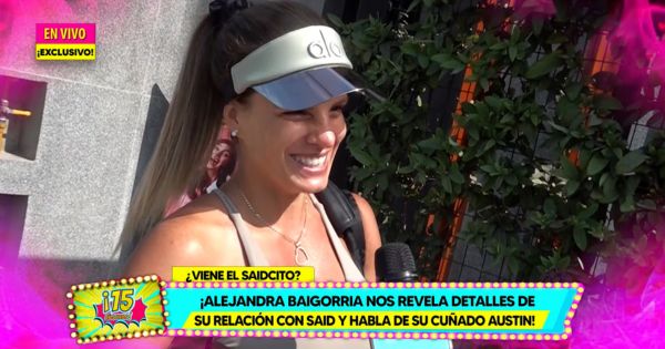 Alejandra Baigorria tras pedirle nuevamente un bebé a Said Palao: "Él quiere, pero estoy un poco frenada"