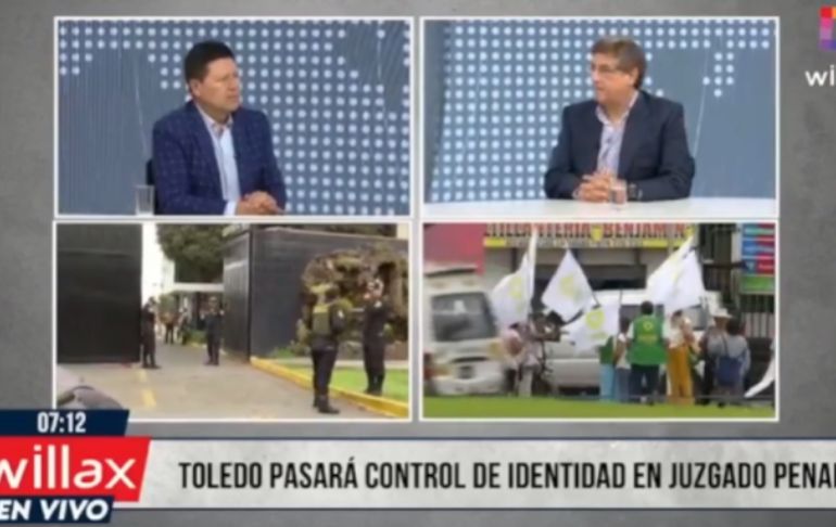 Juan Sheput tras llegada de Alejandro Toledo al país: "La foto de hoy me apena"