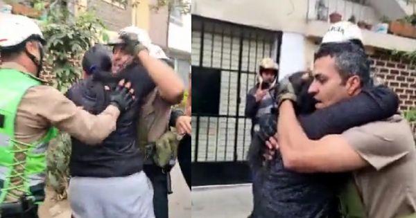 Portada: Empresaria secuestrada abraza a policía que la rescató: "Fue gratificante"