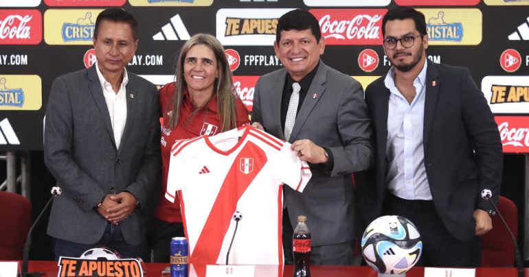 Emily Lima fue presentada oficialmente como entrenadora de la selección peruana de fútbol femenino