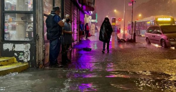 Estados Unidos: fuertes inundaciones azotan Nueva York