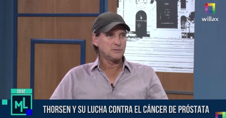 Christian Thorsen y su lucha contra el cáncer de próstata: "Me doy mucho ánimo"