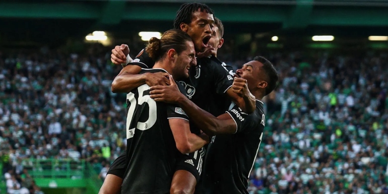 Europa League: Juventus igualó 1-1 con Sporting de Lisboa y clasificó a las semifinales del torneo