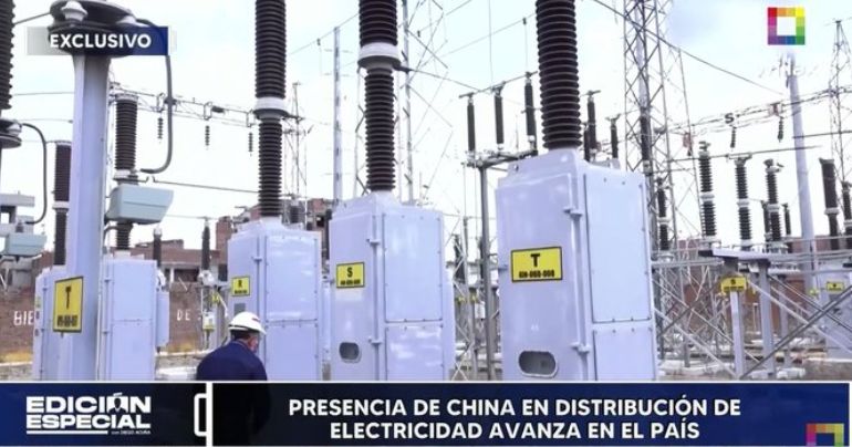 Presencia de China en distribución de electricidad avanza en el país