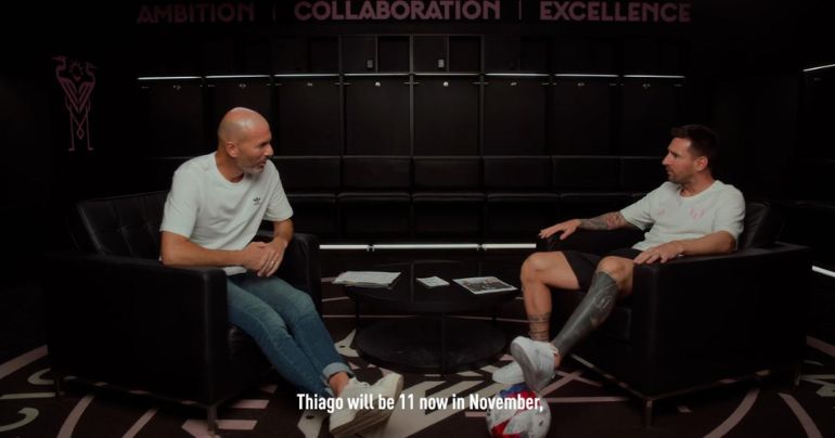 Lionel Messi y Zinedine Zidane: una entrevista de colección, donde se elogiaron y charlaron de temas inéditos