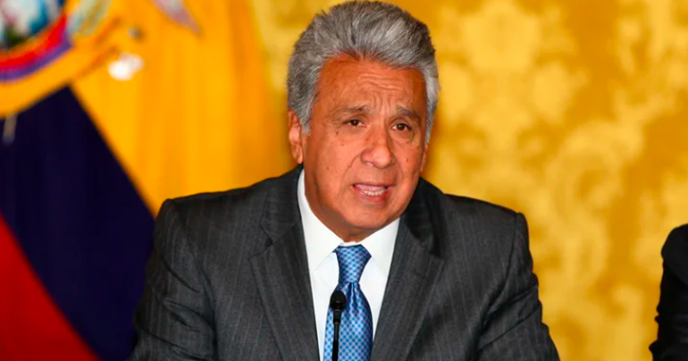 Fiscal general de Ecuador pide arresto domiciliario para expresidente Lenín Moreno