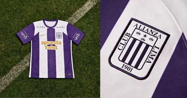 Portada: Alianza Lima presentó su camiseta blanquimorada (VIDEO)